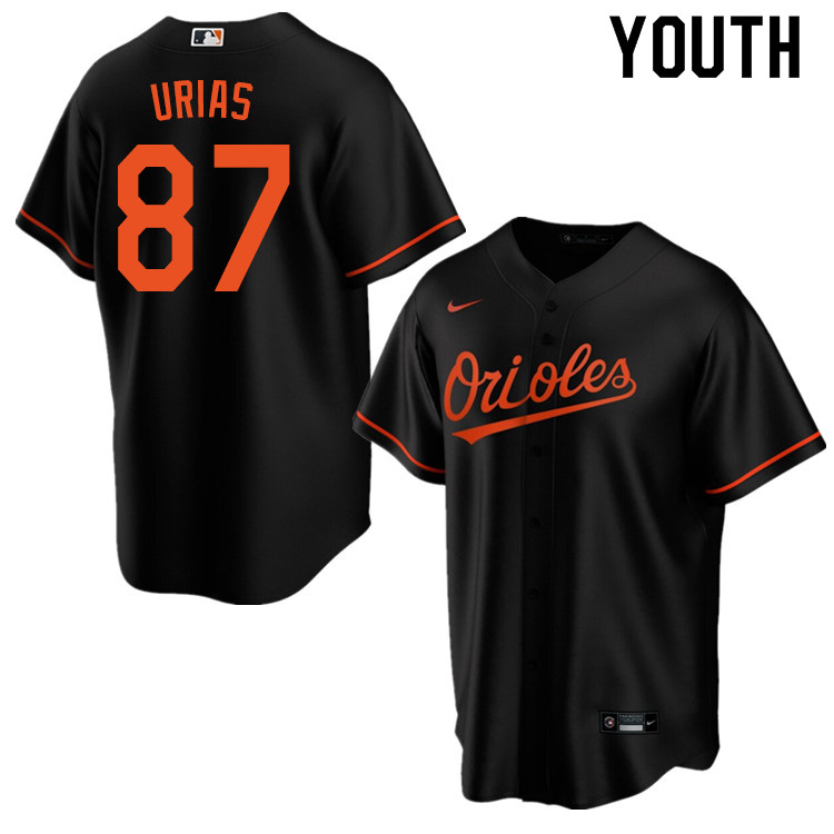 Nike Youth #87 Ramon Urias Baltimore Orioles Baseball Jerseys Sale-Black